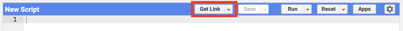 Figure 3. The “Get Link” button.