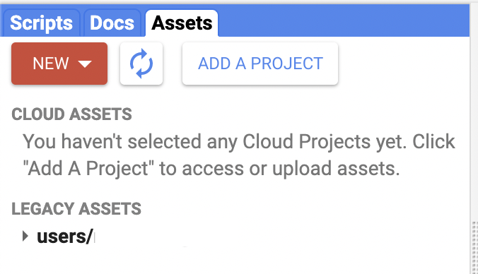 Figure 7. The Asset tab.